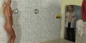 coed shower handjob - Unisex shower - Tnaflix.com