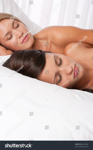 lesbian girls sleeping nude - Two Young Women Lying Down White Stock Photo 36223066 | Shutterstock