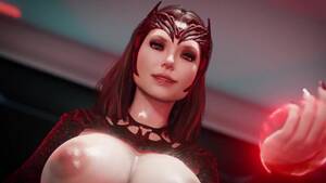 3d Avengers Porn - Futanari Wanda X Futanari Black Widow - Marvel Avengers 3D - FAPCAT