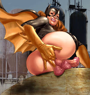 Batgirl Shemale Porn - Batgirl Fingering Her Own Shemale Ass