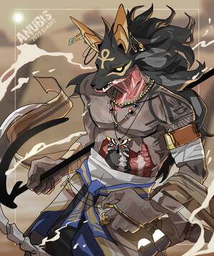 Anubis Egyptian Furry Porn - Anubis by edadrz | Spirit animal art, Furry art, Furry pics