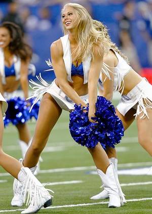 cheerleader upskirt no - Indianapolis Colts cheerleaders