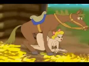 cartoon mare pussy sex - Animated cartoon with a horse - LuxureTV