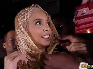 anal arab sluts - Arab Slut Aaliyah Hadid Enjoys Anal Gangbang on Home Orgy Party