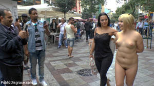 japanese slave in public - 