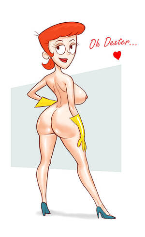 mom cartoon characters nude - Rule 34 - blue footwear cartoon network dexter's laboratory dexter's mom  dialogue footwear housewife looking back milf naked posing rubber gloves  shiny skin sideboob simple background smiling smooth skin standing tagme  white