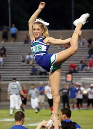 blonde cheerleader upskirt no panties - Cheerleader No Panties Crotch Shots