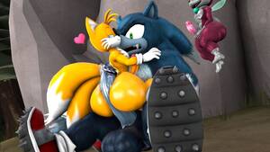 3d Sonic Porn - Rule 34 - 3d anthro big ass big penis blue eyes blue fur blueapple canid  canine chip (sonic) clothing exposed torso femboy footwear fox furry green  eyes handwear heart hedgehog hot dogging