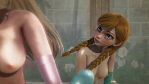 Frozen Tangled Lesbian Porn - Disney Futanari Threesome - Elsa Anna and Rapunzel watch online