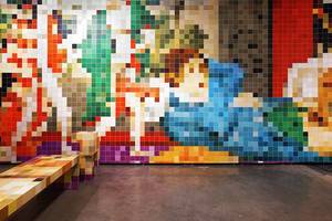Mosaic Porn - Pixelated Porn Mosaics Installation