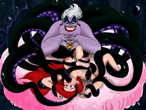 Disney Tentacle Porn - Rule 34 - 2girls ariel breasts bubbles disney femdom nipples rape  restrained tentacle the little mermaid underwater ursula yuri | 820299