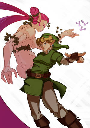 Bizarre Fairy Porn - Jojo by SplashBrush on DeviantArt - Zelda/Jojo's Bizarre Adventure crossover