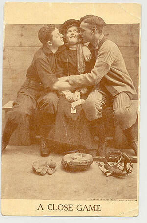 Family Vintage Porn 1900 - Old Time Family Baseball â€” Highly Erotic Baseball: 1900s Baseball  Postcards...