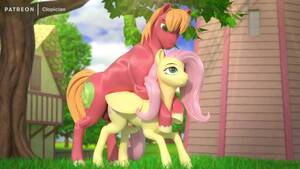 Big Macintosh And Fluttershy Sex - Big Mac & Fluttershy Having Sex