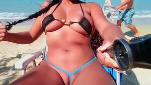 anal plug bikini - Blue Nano Bikini Butt Plug At Public Beach - xxx Mobile Porno Videos &  Movies - iPornTV.Net