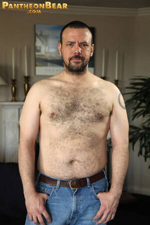 Mature Hairy Men Porn - Mature hairy man Ceasar Calderon shows his cock by Pantheon Bear