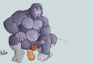 Anthro Gorilla Porn - Rule Ape Cum Cumshot Dildo Furry Gorilla Male MaleSexiezPix Web Porn