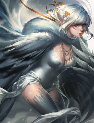 Fantasy Mythology Anime Porn - Beautiful artwork by Yue, aka sakimichan, a digital artist based in canada.  sakimichan loves to draw and paint fantasy, sci-fiâ€¦