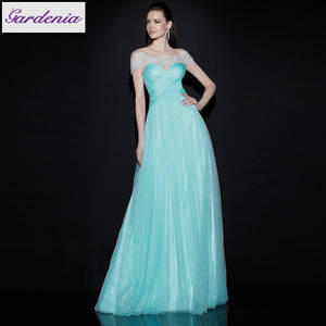 Elegant Evening Gown Porn - New Fashion 2015 Evening Dres See-through Back Evening Gown Off-shoulder  Short Sleeve
