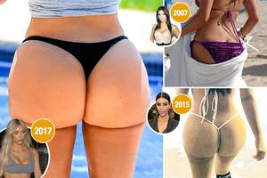 Kim Kardashian Ass Porn Captions - Here's a cheeky celebration of a decade of Kim Kardashian's delightful  derriere | The Sun