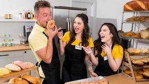 Bakery - Two Pretty Girls Work In A Bakery And Are Never Alien To The Delights Of An  Office Romance - Jav XXX Porn