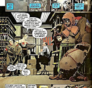 Bruno Nazi Porn - Batman, disguised as a bag lady, fights with Bruno (from whom he wants to  learn something important), but is on the verge of losing when Bruno's  bullets ...