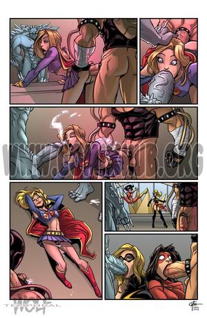 cartoon blowjob orgy - SuperPowered Orgy porn comics - Comixhub