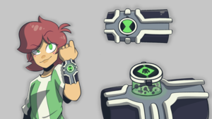 Ben 10 Gender Swap Porn - Ben Tennyson with his Omnitrix in Dimension 82 : r/Ben10