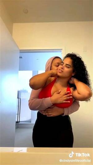 lesbians grabbing boobs - Watch lesbian grabbing her girl's boobs briefly on tiktok - Gay,  Tiktokthot, Boob Grope Porn - SpankBang