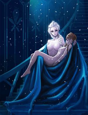 frozen nude cartoon movies - anna (frozen) blue eyes braid breasts brown hair carrying closed eyes  disney elsa (frozen) female female only frozen (movie) human kimbbq long  hair ...