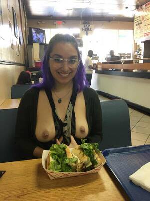 fast food - Fast Food, Fast Flash Porn Pic - EPORNER