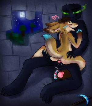 Minecraft Ender Dragon Porn - e621 <3 anthro anus balls breasts canine chameleondesu cum  detailed_background diamond_(gem) duo