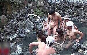 Japanese Bathhouse Orgy Porn - Japanese onsen orgy HD porn - SEXTVX.COM