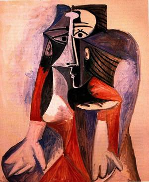 Jacqueline Marie Phillips Porn - Seated woman (Jacqueline) - Pablo Picasso
