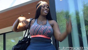 ebony strap on fuck - Hot ebony babes strap on fucking