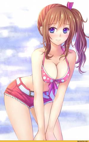 beach girl cute hentai - art,beautiful pictures,anime,girl,cute,ecchi,anime erotic and