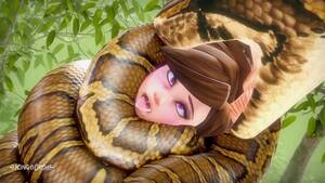 cartoon snake anal - Snake constricting before vore. *king o crsh - ThisVid.com