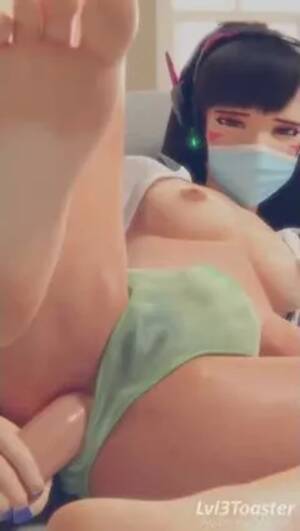 cute 3d tits - D.Va - solo; dildo; anal fucked; small tits; cute girl; 3D sex porno  hentai; [Overwatch] watch online or download