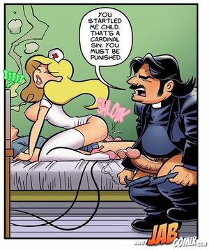 cartoon double penetration - Sexy nurse enjoys a dazzling double penetration, only in jab porn cartoons