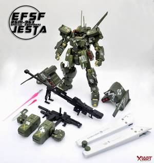 Bionicle Kina Porn - GUNDAM GUY: 1/144 RGM-96X Special Equipment Jesta - Customized Build