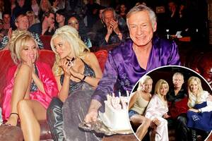 Kendra Wilkinson Pussy - Hef's ex-Playboy bunnies say 'sex toy' party didn't make show