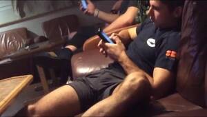 Men Teasing Porn - Big Bulge: Straight guy teases his friend - ThisVid.com