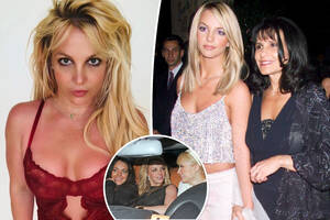 britney at home - Britney Spears claims mom once hit her for partying until 4 a.m.