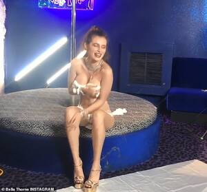 Bella Thorne Naked Pussy - Bella Thorne leave little to the imagination as she kicks up legs | Daily  Mail Online