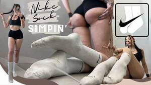 Nike Socks Fetish - Nike Sock Simpin' [ Sock Worship ] - AlexisToria | Clips4sale.com
