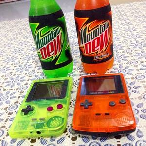 90s Video Game Porn - translucent game boys