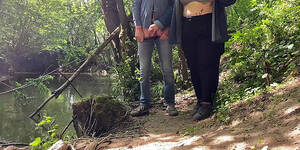 handjob by the lake - Perfect Stranger Milf Jerked Me Off Near The Lake HD SEX Porn Video 6:15