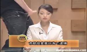 bukkake tv announcer - TV announcer bukkake 1