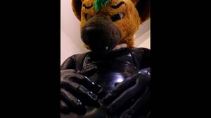 Latex Fursuit Porn - Hyena Fursuit Jerks off and Cums in Latex ðŸ’¦ - Pornhub.com