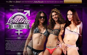 latina corset sex - Blonde haired latina tranny in black corset and boots fucks her ass with  dildo